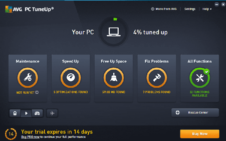 Phần mềm AVG PC TuneUp