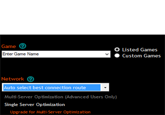 chọn trò chơi bạn muốn tăng tốc