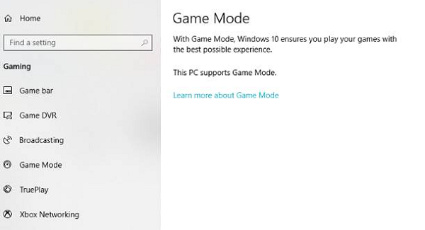 Tối ưu hóa phần mềm Windows 10 bằng chế độ Game Mode