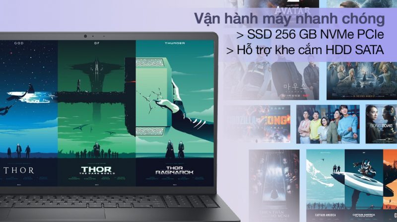 Dell Vostro 3510 i3 V5I3305W - laptop gaming giá rẻ nhưng không kém phần sang trọng