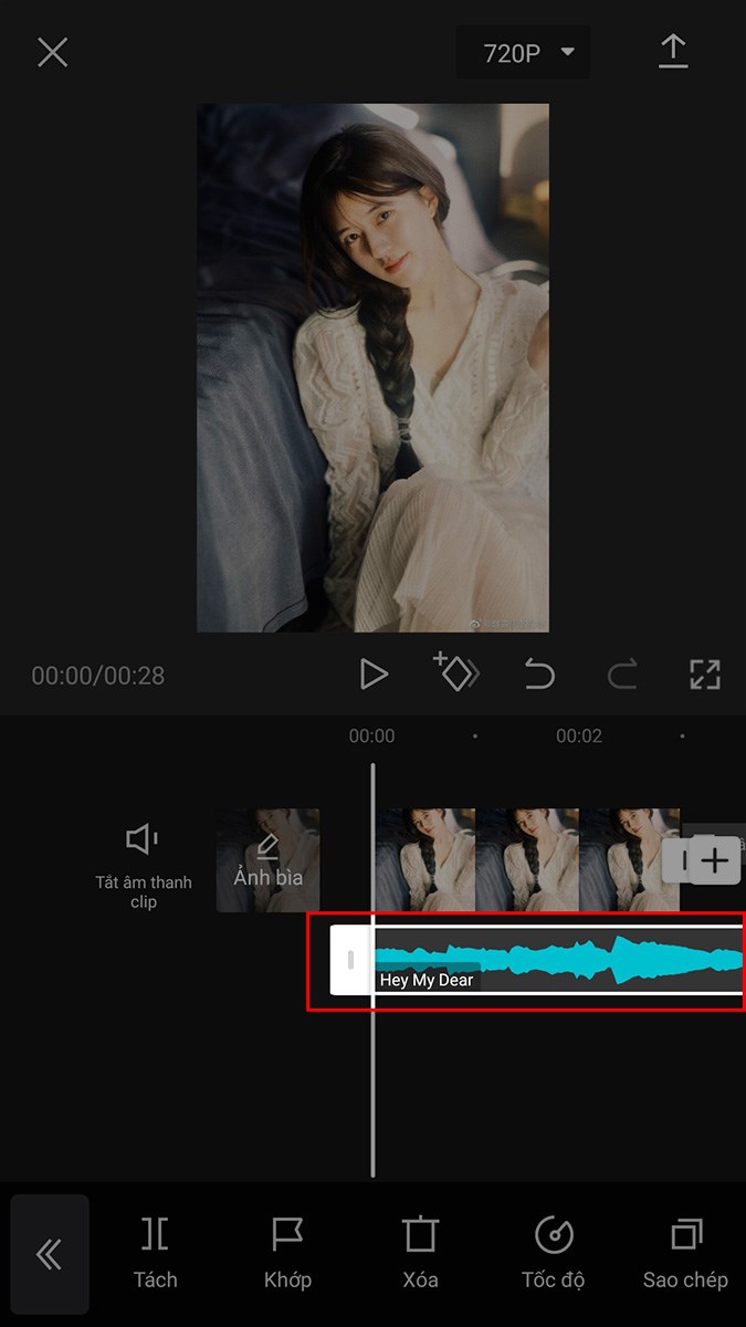 cách ghép nhạc trên capcut 4