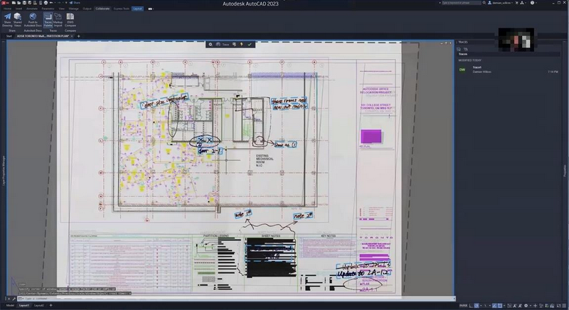Markup Import and Markup Assist cho phép người dùng so sánh, đối chiếu giữa hình ảnh và bản vẽ trên AutoCAD