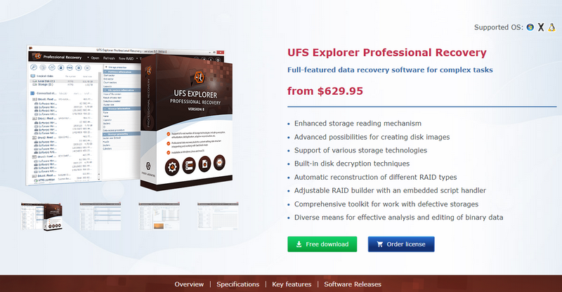 free UFS Explorer Professional Recovery 9.18.0.6792 for iphone instal