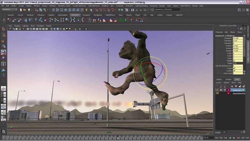 Autodesk Maya hỗ trợ xử lý hình ảnh 3D