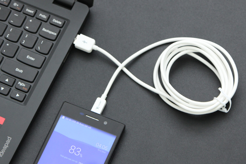 Sử dụng cáp USB