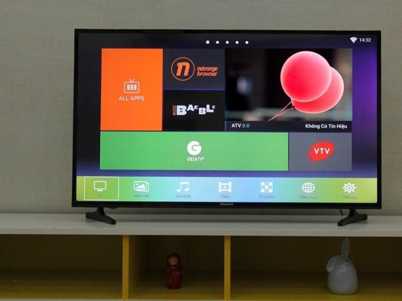 Hình ảnh của tivi Skyworth sống động và sắc nét 