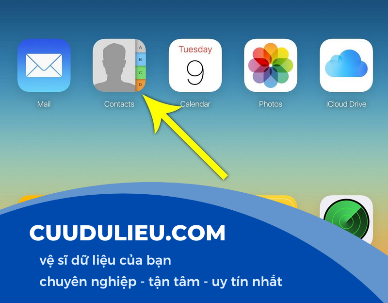 cách khôi phục danh bạ trên iphone