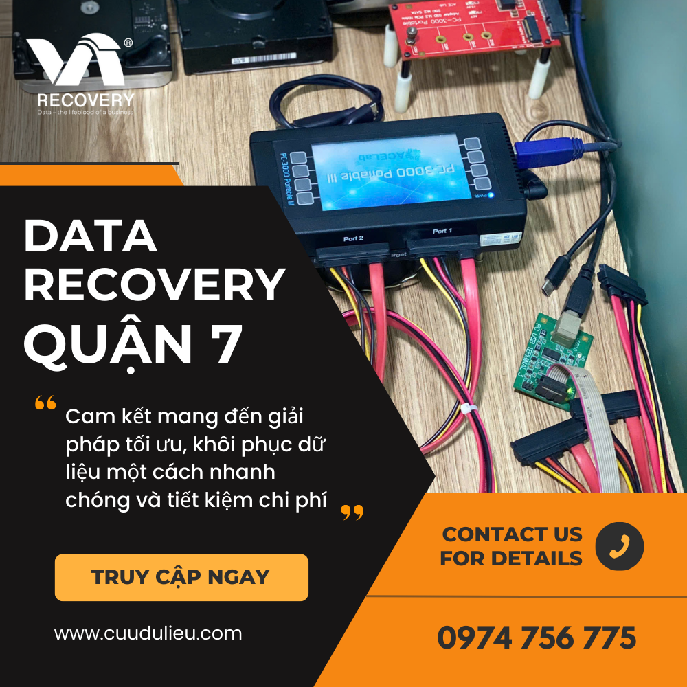 Các dịch vụ khôi phục dữ liệu tại Quận 7