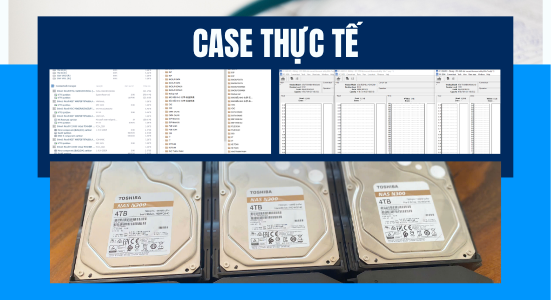 Cứu dữ liệu NAS Synology lỗi DSM