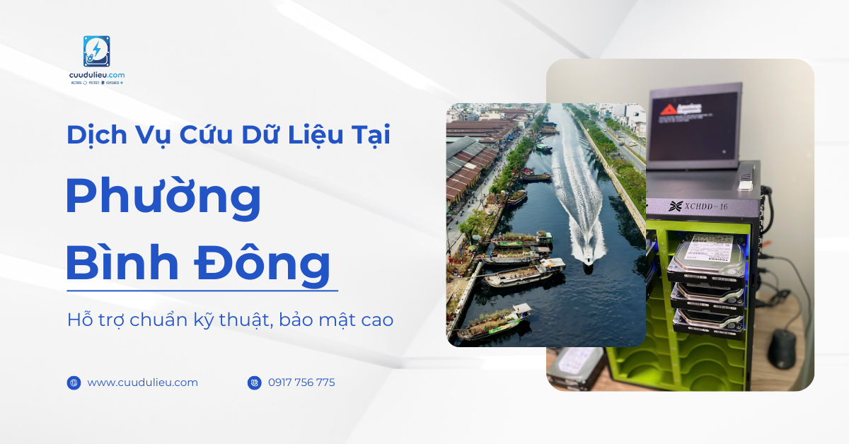 Dịch vụ cứu dữ liệu tại Phường Bình Đông