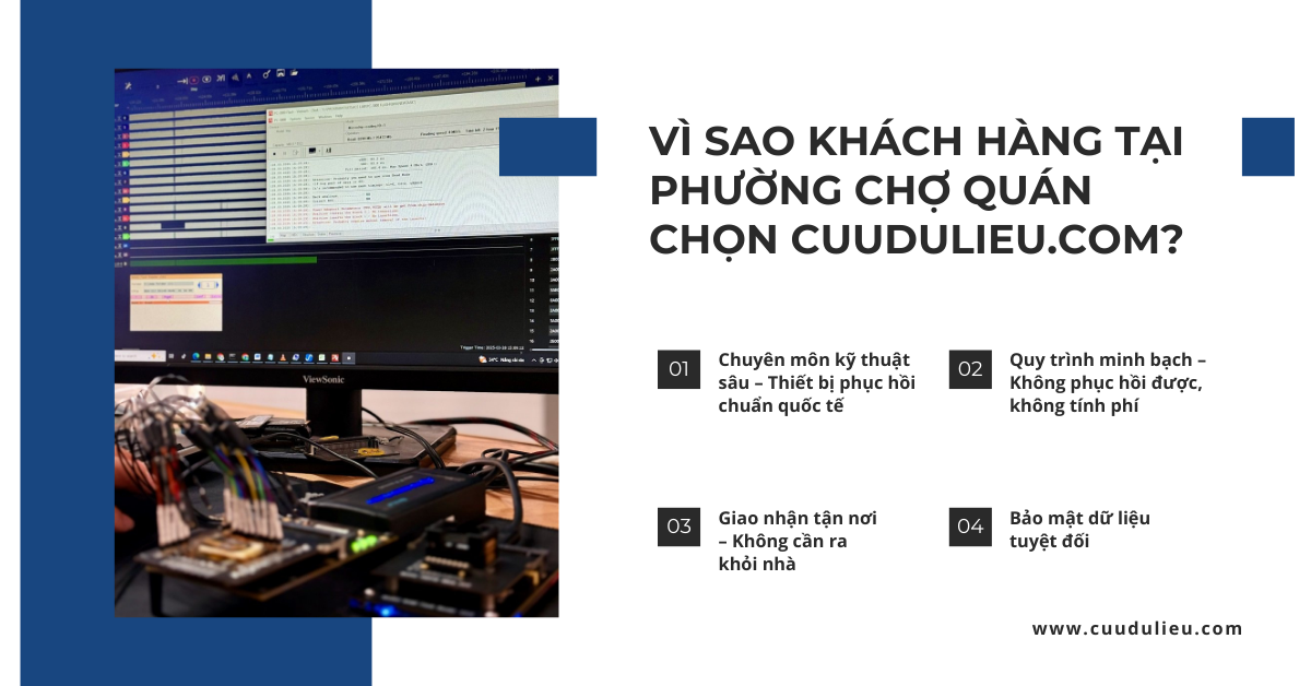 Vì sao khách hàng tại Phường Chợ Quán chọn cuudulieu.com?