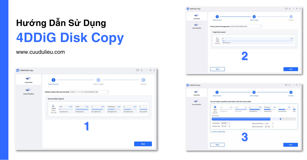 4DDiG Disk Copy – Free Download chuyên COPY An Toàn Nhất