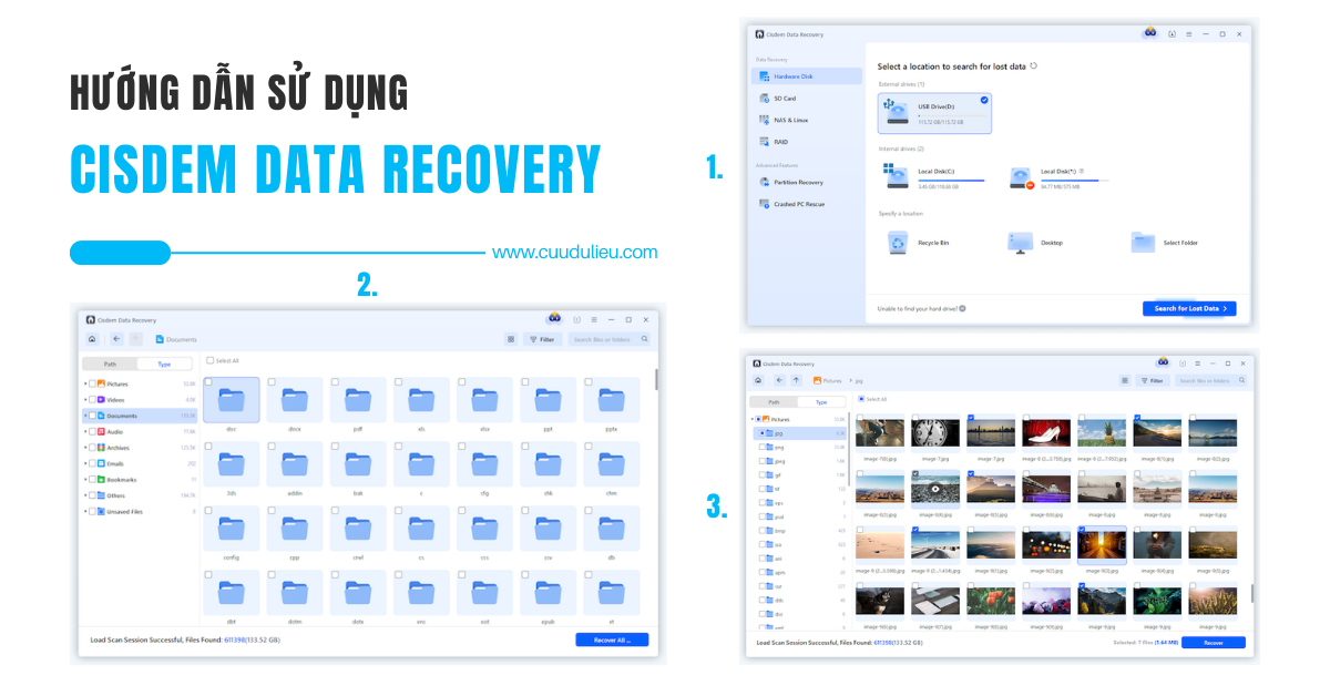 Hướng dẫn sử dụng Cisdem Data Recovery