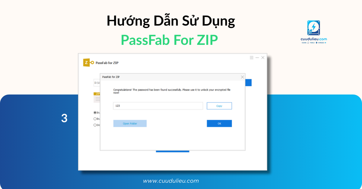 Hướng dẫn sử dụng PassFab for ZIP bước 3
