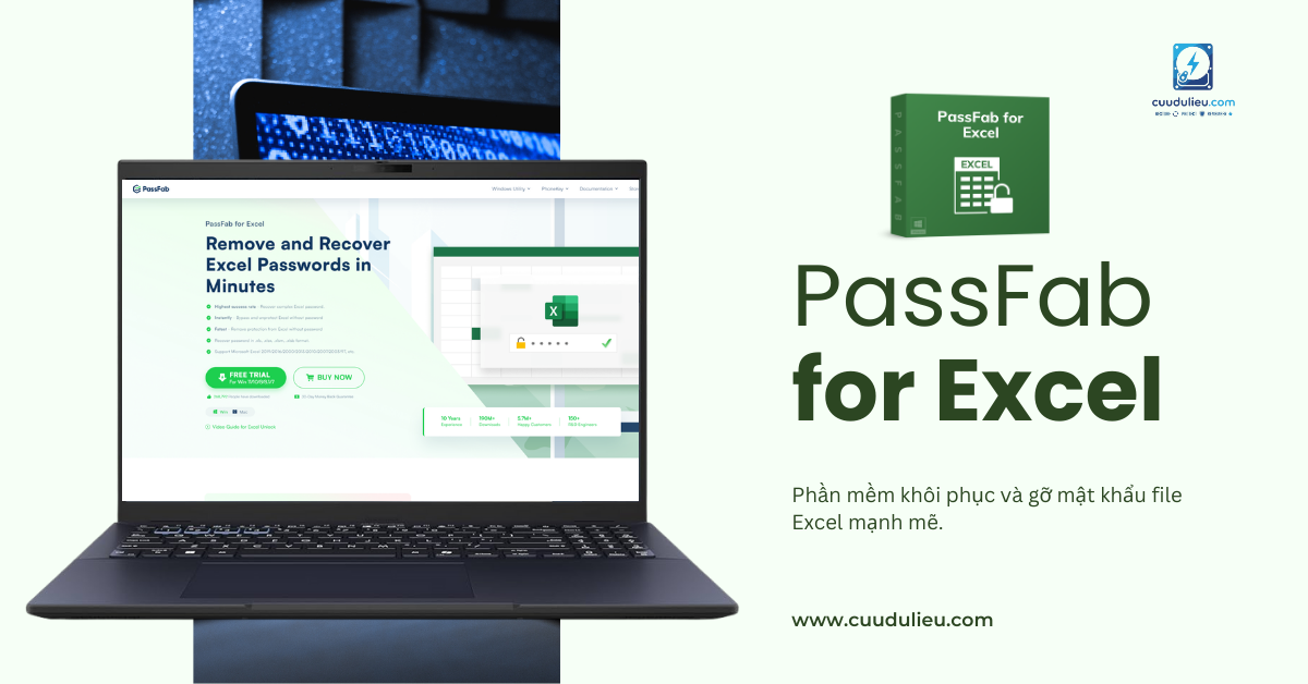 PassFab for Excel: Phần mềm khôi phục và gỡ mật khẩu file mạnh mẽ