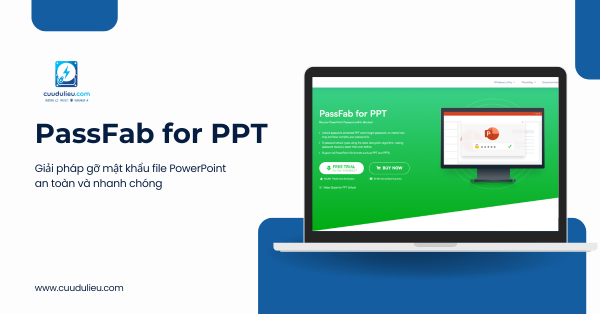 Passfab for PPT: Gỡ mật khẩu file power point