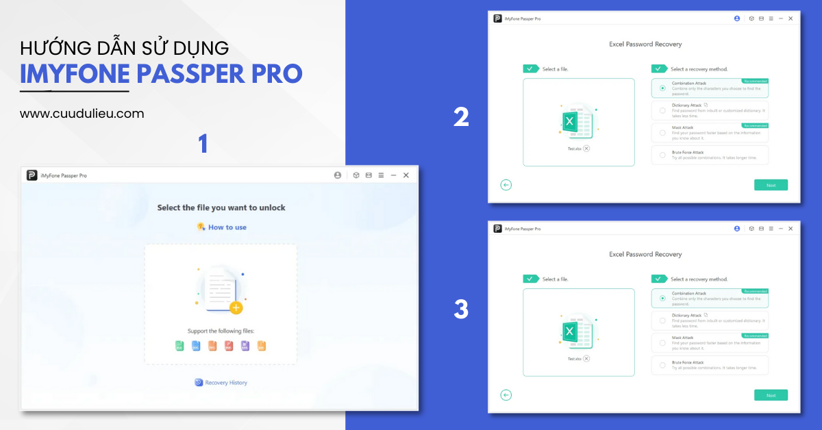 Hướng Dẫn Sử Dụng iMyFone Passper Pro