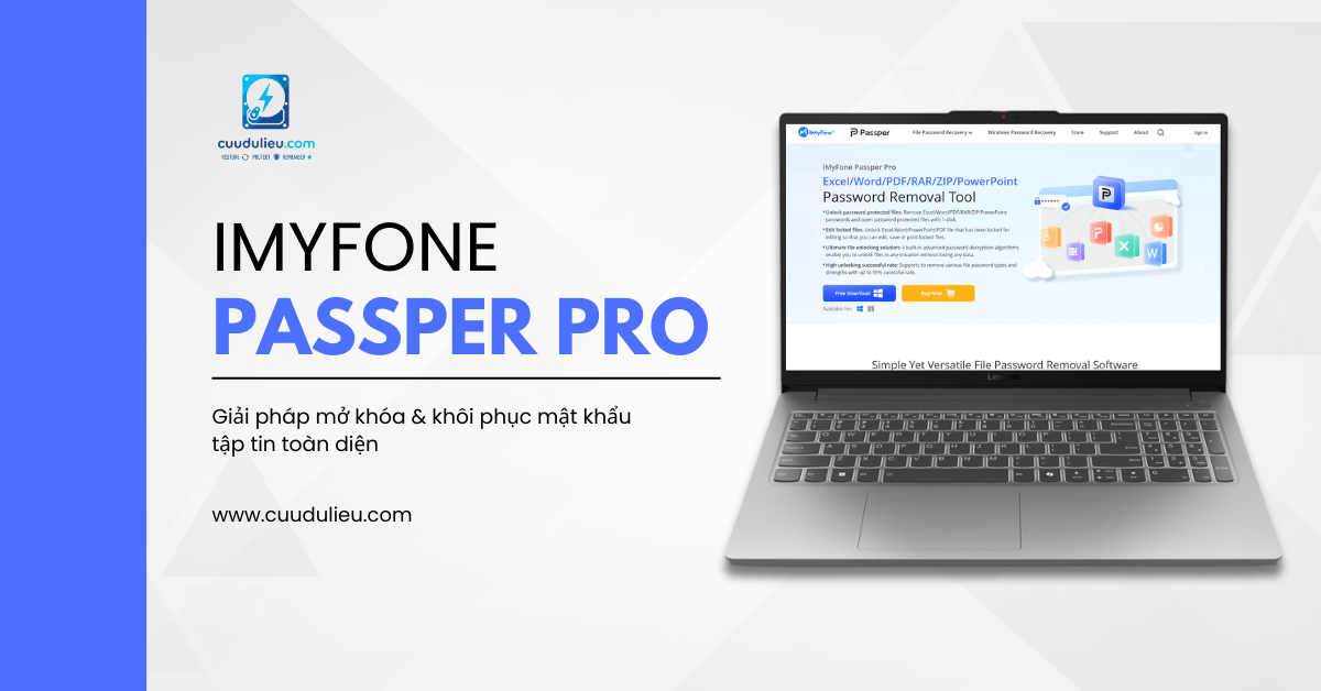 iMyFone Passper Pro khôi phục mật khẩu tập tin