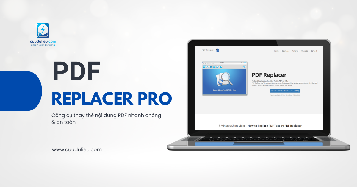 PDF Replacer Pro: Công cụ thay thế nội dung PDF